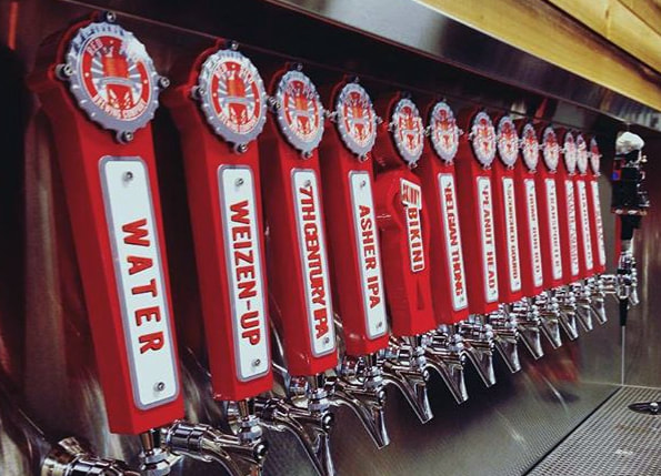 Tap Handles for Red Silo Brewing, Cookeville, TN
